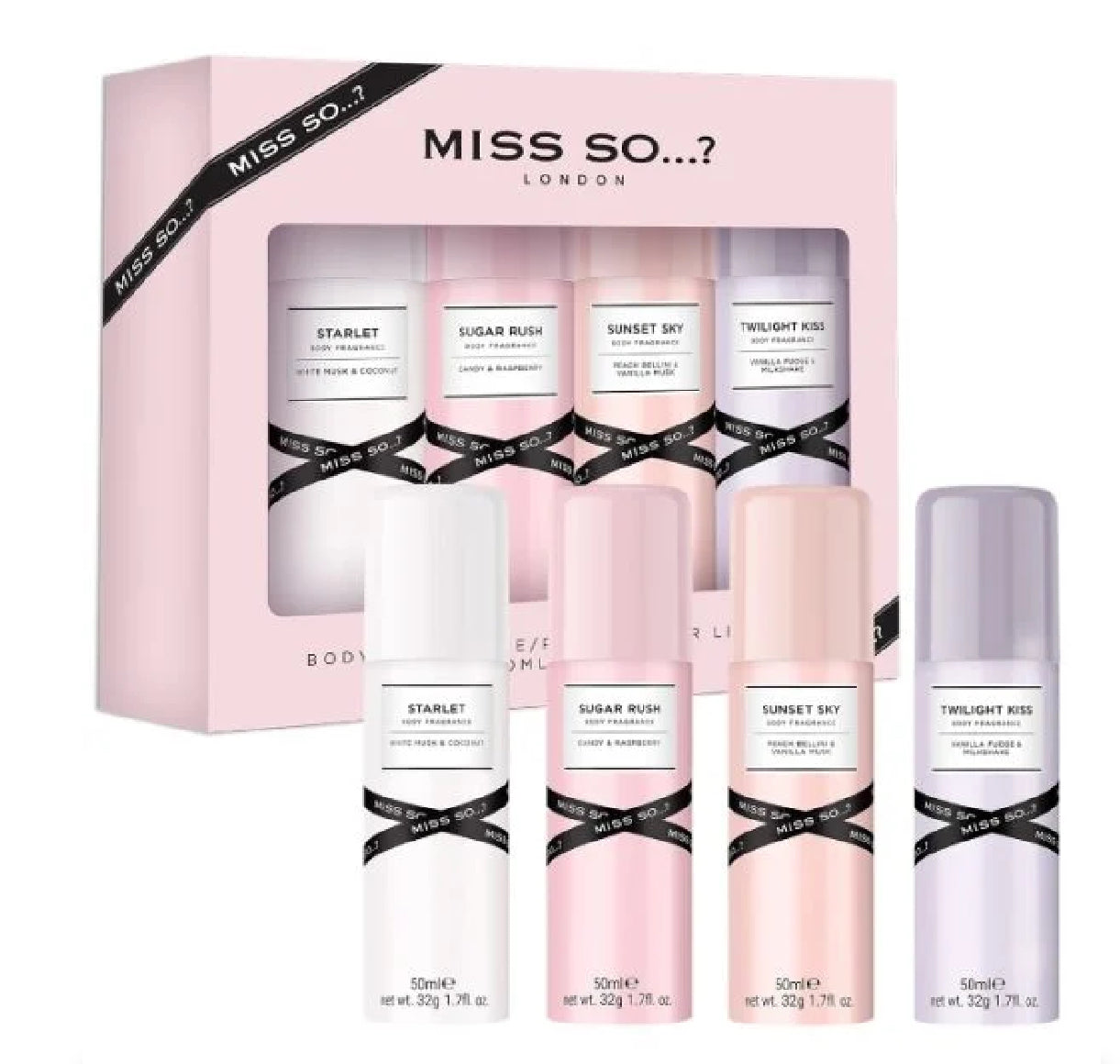 Coffret 4 Minis Brumes So Fragrance