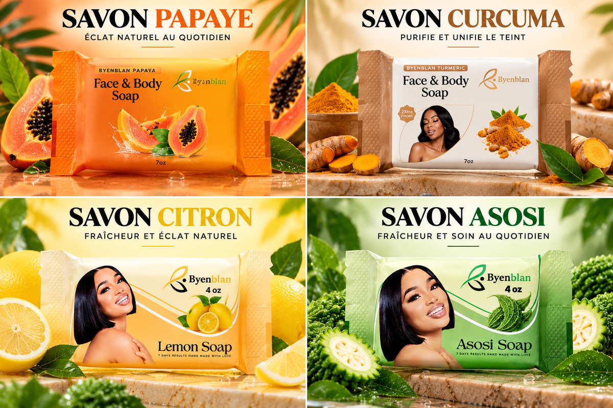3 savon aux choix